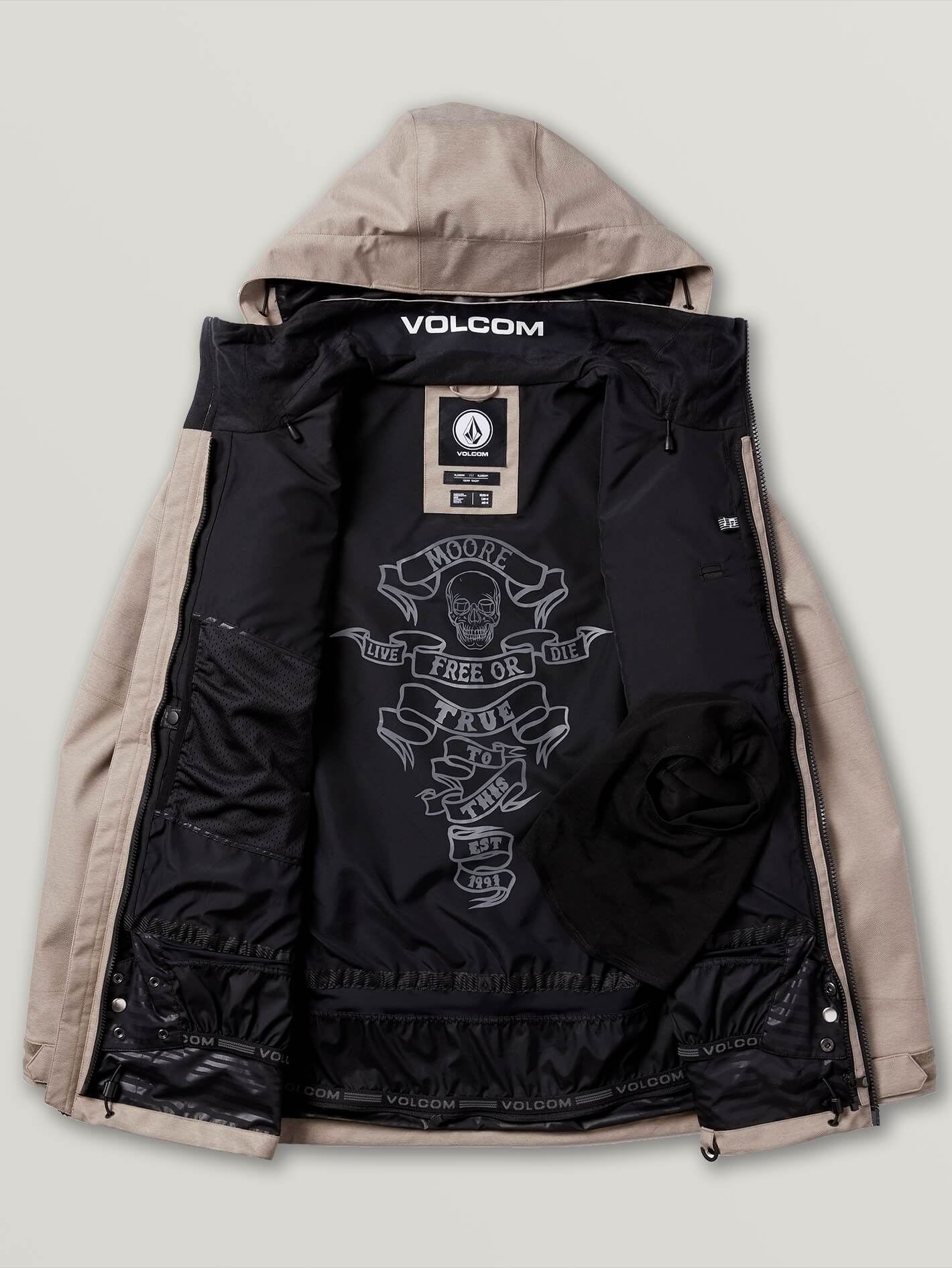 Mens Pat Moore 3-In-1 Jacket - Teak – Volcom Europe