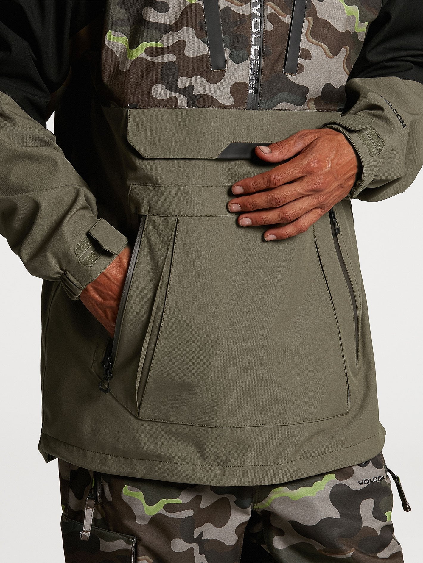 Imson Zip Over-shirt - CAMOUFLAGE – Volcom Europe