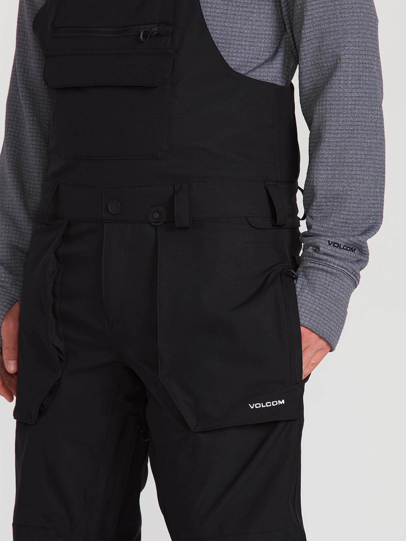 Volcom Roan Bib Overalls black ビブパン-