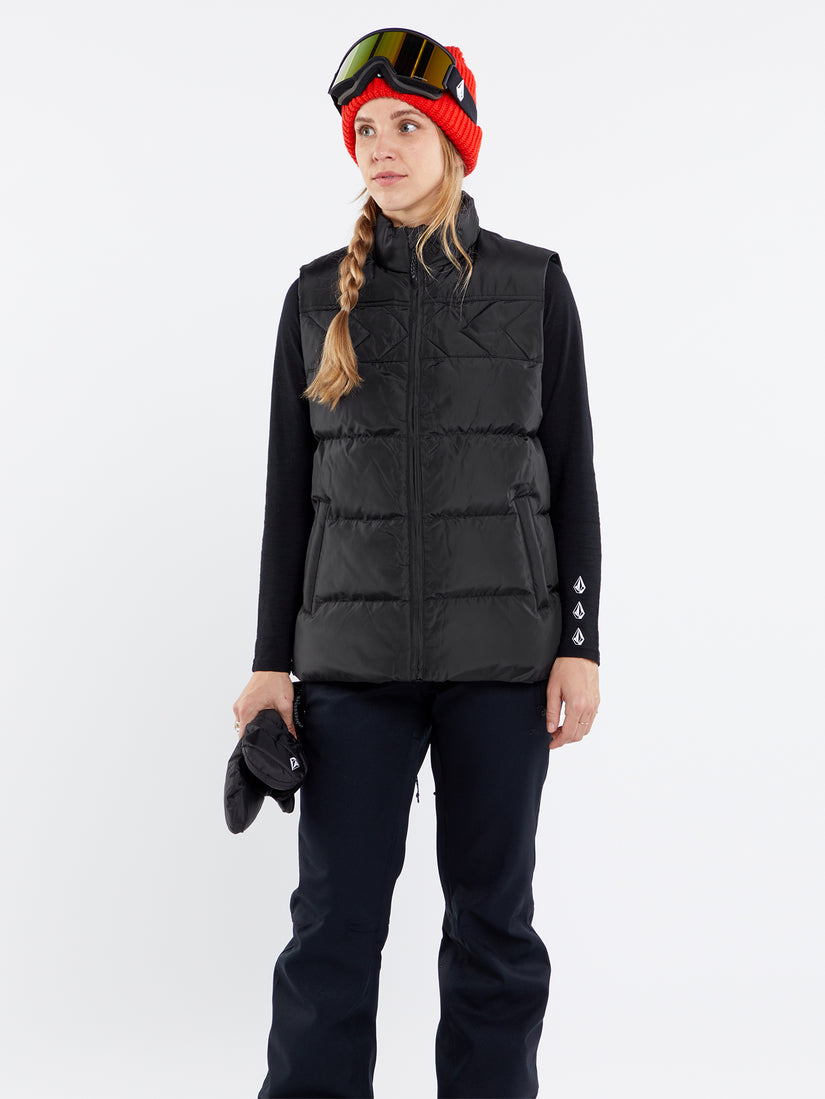 Stone Castine Puff Vest - BLACK (H1852400_BLK) [40]