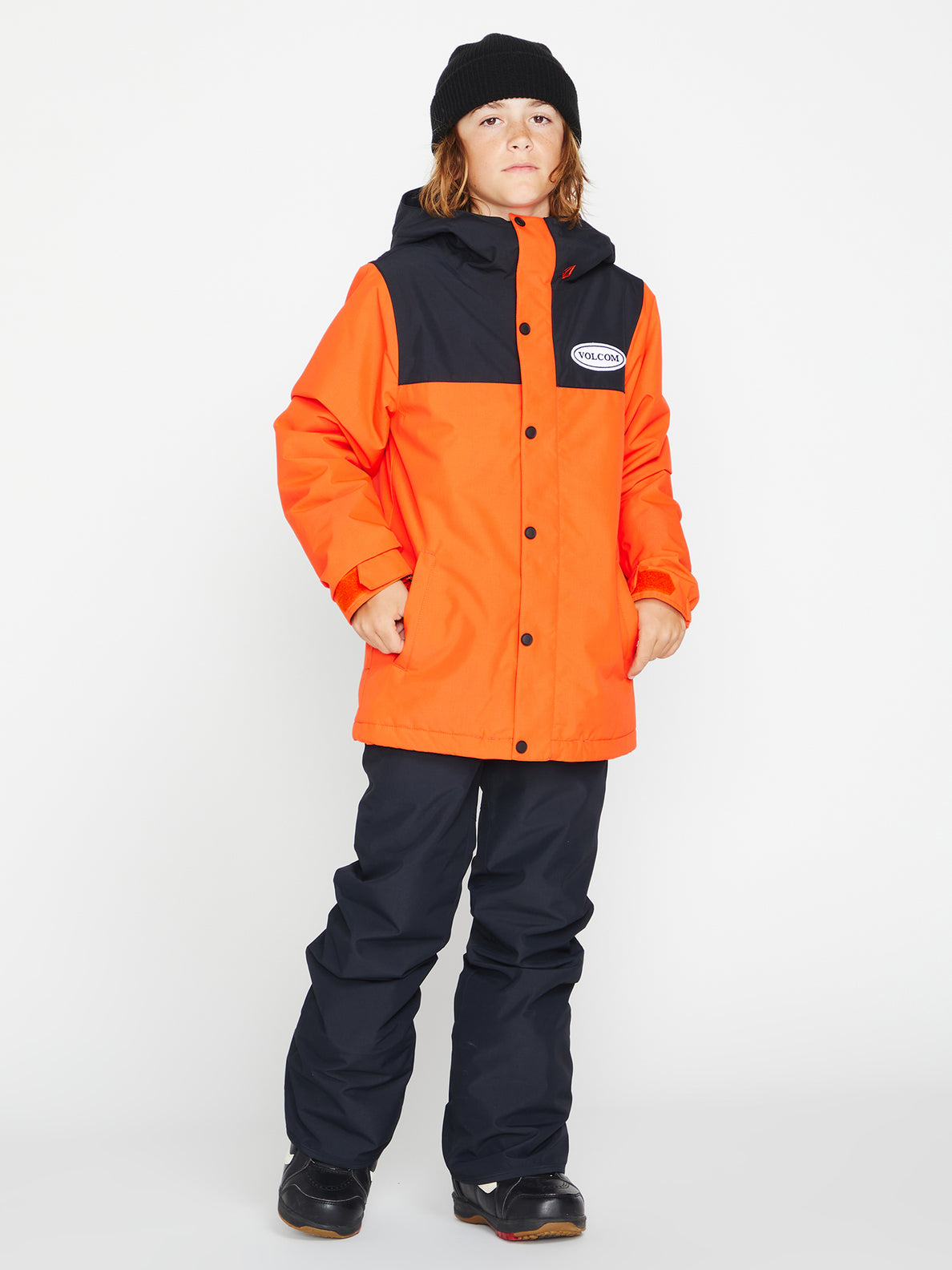 Stone.91 Insulated Jacket - (Kids) Orange Shock Europe – Volcom 