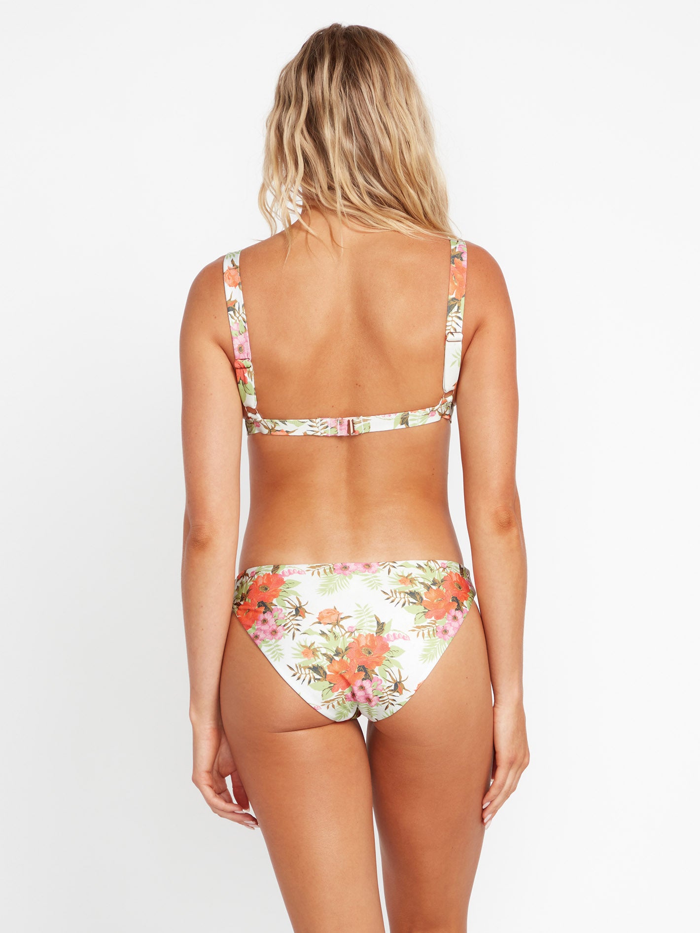 VOLCOM DESERT BLOOMS SCOOP BIKINI TOP